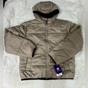 Champion Men's Taupe Puffer Jacket